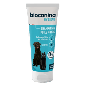 Shampoing - Poils noirs - Chien et Chat - 200 ml - Biocanina - Produits-veto.com