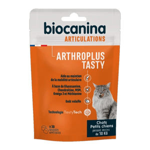 Arthroplus Tasty - Chat - 30 bouchées - Biocanina - Produits-veto.com