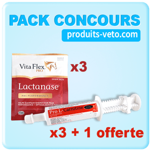 Pack concours - Pommier Nutrition - 3x Lactanase + 4x L-Carnitine - Produits-veto.com