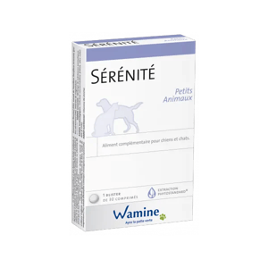 Sérénité - Stress et équilibre comportemental - Petits animaux - 30 comprimés - WAMINE - Produits-veto.com