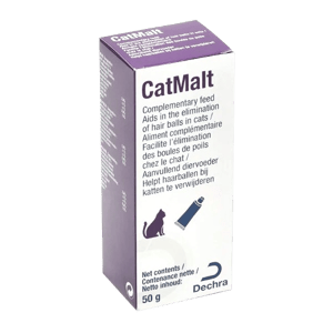 Catmalt - Transit boules de poils - Pate - Tube 50 g - Chat - DECHRA - Produits-veto.com