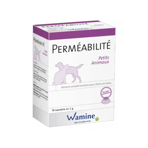 Perméabilité - Intégrité barrière intestinale - Chiens et chats - 15 sachets - WAMINE - Produits-veto.com
