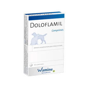 Doloflamil - Confort mobilité et articulaire - Chiens et chats - 60 comprimés - WAMINE - Produits-veto.com