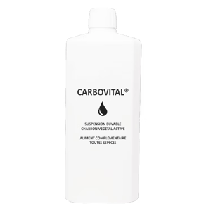 Carbovital - Charbon végétal - Système digestif - 1 L - OSALIA - Produits-veto.com