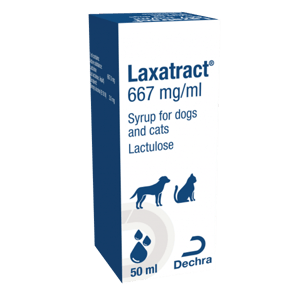 Laxatract - Constipação em Cães e Gatos - 667 mg/ml - 50 ml - DECHRA - Produtos-veto.com