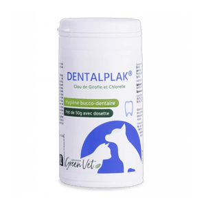 Dentalplak dentifrice en poudre pour chien et chat