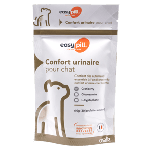 Easypill Confort Urinaire - 30 boulettes de 2 g - Chat - OSALIA - Produits-veto.com