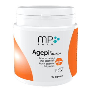 Agepi Omega 3 et 6 - Acides gras - 90 capsules - Chien et chat - MP LABO - Produits-veto.com