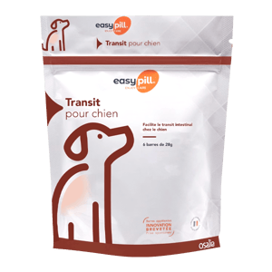 Easypill Transit - Transit intestinal - 6 barres de 28 g - Chien - OSALIA - Produits-veto.com