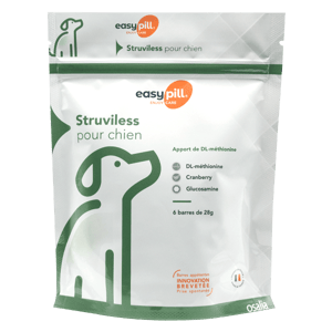 Easypill Struviless - Calculs de struvite - 6 barres de 28 g - Chien - OSALIA - Produits-veto.com