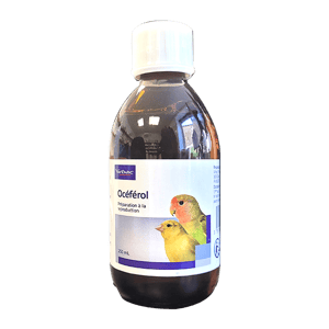 Océférol - Vitamine E pour la reproduction des oiseaux - 250 ml - VIRBAC - Produits-veto.com