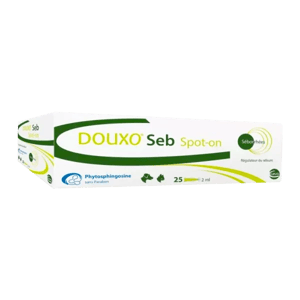 Douxo Seb - Séborrhée - dermatologie - Chien et chat - 25 x 2 ml - CEVA - Produits-veto.com