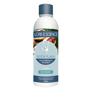 Detox Flash para Cães - Ácidos Láticos - Cães Esportistas - 50 ml - LORE & SCIENCE - Produtos-veto.com