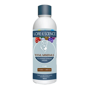 Total Minerals para Cães - Antioxidantes - Cães Esportivos - 150 ml - LORE & SCIENCE - Produtos-veto.com