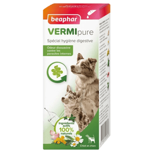 VERMIpure - Liquide - Vermifuge - Hygiène digestive - 50ml - chien et chiot - BEAPHAR - Produits-veto.com