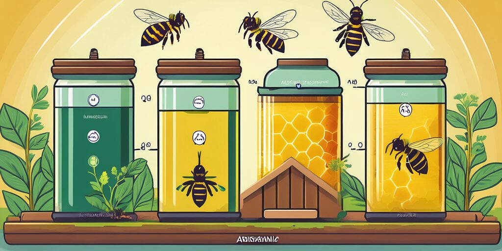 Image secondaire pour l'article Quel est le meilleur traitement contre le varroa ? avec des abeilles autour de solutions apicoles