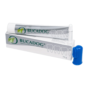 Bucadog - dentifrice avec doigtier pour chien - 70 g - OSALIA - Produits-veto.com
