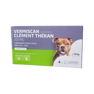 VermiScan 500 mg - Vermifuge chien de plus de 10 kg - CLÉMENT THÉKAN - Produits-veto.com