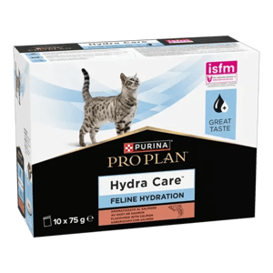 Pro Plan - Hydra Care - Hydratation - Saumon - 10 x 75 g - Chat - PURINA - Produits-veto.com