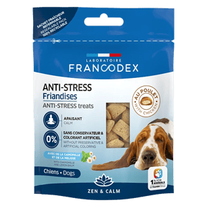 Friandises - Anti-stress chien - Poulet - 75 g - FRANCODEX - Produits-veto.com