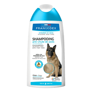 Shampooing - Anti-chute de poils - Poire - Chien - 250 ml - FRANCODEX - Produits-veto.co