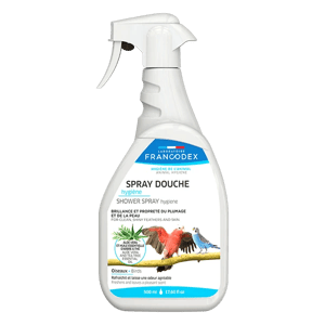 Spray Douche - Brillance du plumage des Oiseaux - 500 ml - FRANCODEX - Produits-veto.com