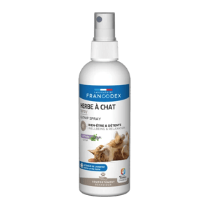 Spray - Herbe a chat - Bien-etre et Comportement du Chat - 200 ml - FRANCODEX - Produits-veto.com