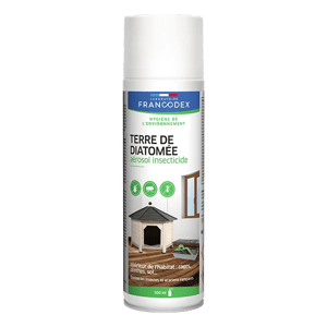 Terre de diatomée - Aérosol insecticide - Habitat - 500 ml - FRANCODEX - Produits-veto.com