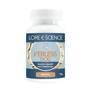 Verless - Vers parasites intestins du chien - 15 g - LORE & SCIENCE - Produits-veto.com