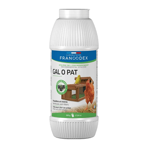 Gal O Pat - Répulsif acariens pour Volailles - 500 g - FRANCODEX - Produits-veto.com