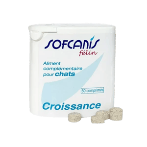 Sofcanis Félin Croissance - Croissance du chaton - 50 comprimés - MOUREAU - Produits-veto.com