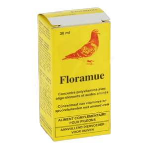 Floramue - Soutien de la mue du pigeon - 30 ml - MOUREAU - Produits-veto.com