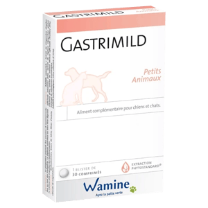 Gastrimild - Confort gastrique du chien et du chat - 30 comprimés - WAMINE - Produits-veto.com