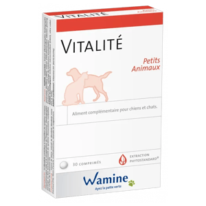 Vitalité - Système immunitaire du chien et du chat - 30 comprimés - WAMINE - Produits-veto.com