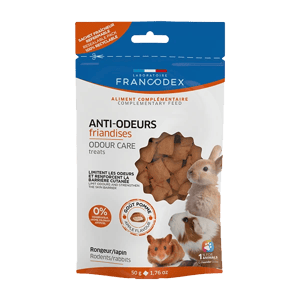 Friandises - Anti odeurs du lapin et rongeurs - 50 g - FRANCODEX - Produits-veto.com