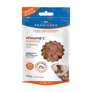 Friandises - Vitamine C pour cochon d'inde - 50 g - FRANCODEX - Produits-veto.com