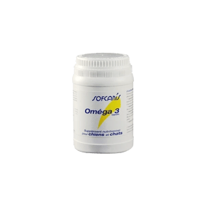 Sofcanis Omega 3 - Qualité de vie du chien et du chat - 120 capsules - MOUREAU - Produits-veto.com