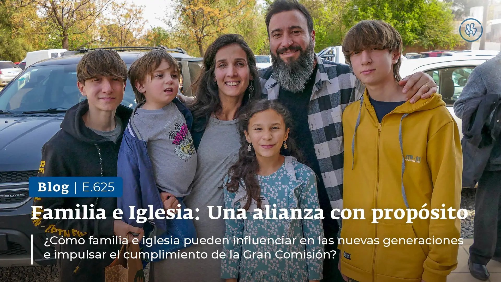 imagen de una familia cristiana con valores y principios en Cristo Jesús