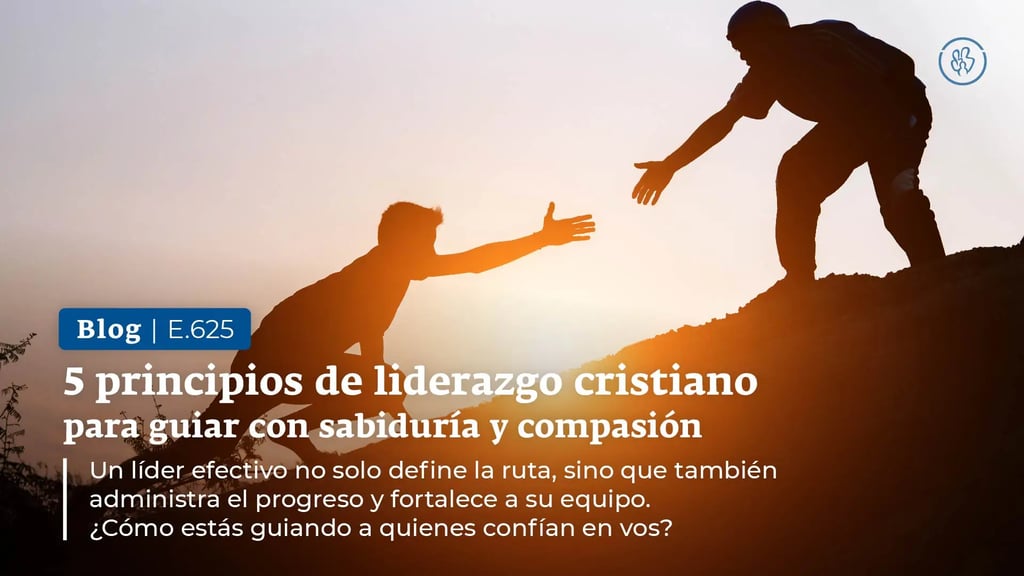 imagen que muestra a un hombre ayudando a otro dando a entender que el líder está para ayudar a guiar y apoyar.