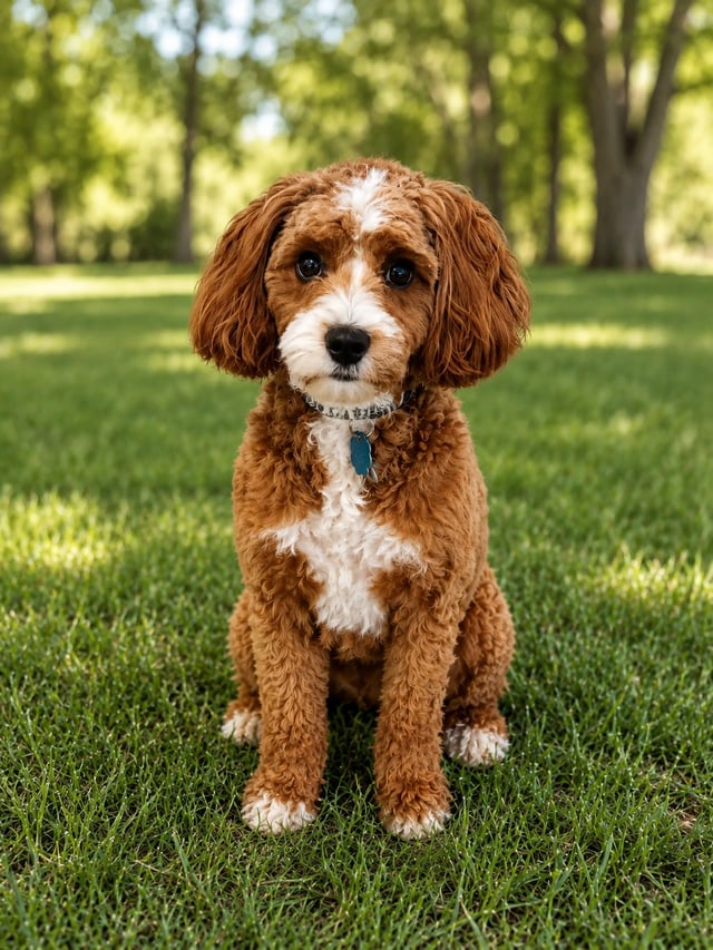 A picture of one of our Cavapoo mother's, Poppy.