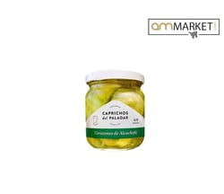 Corazones de alcachofa al natural - Entre 6 y 8 frutos - Bote de vidrio - Comprar conservas online en la tienda de Ammarket