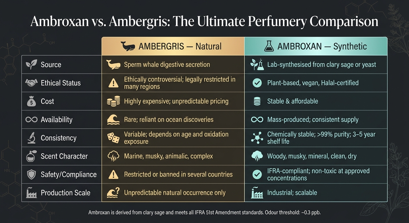 Ambroxan vs Ambergris: The Ultimate Perfumery Comparison