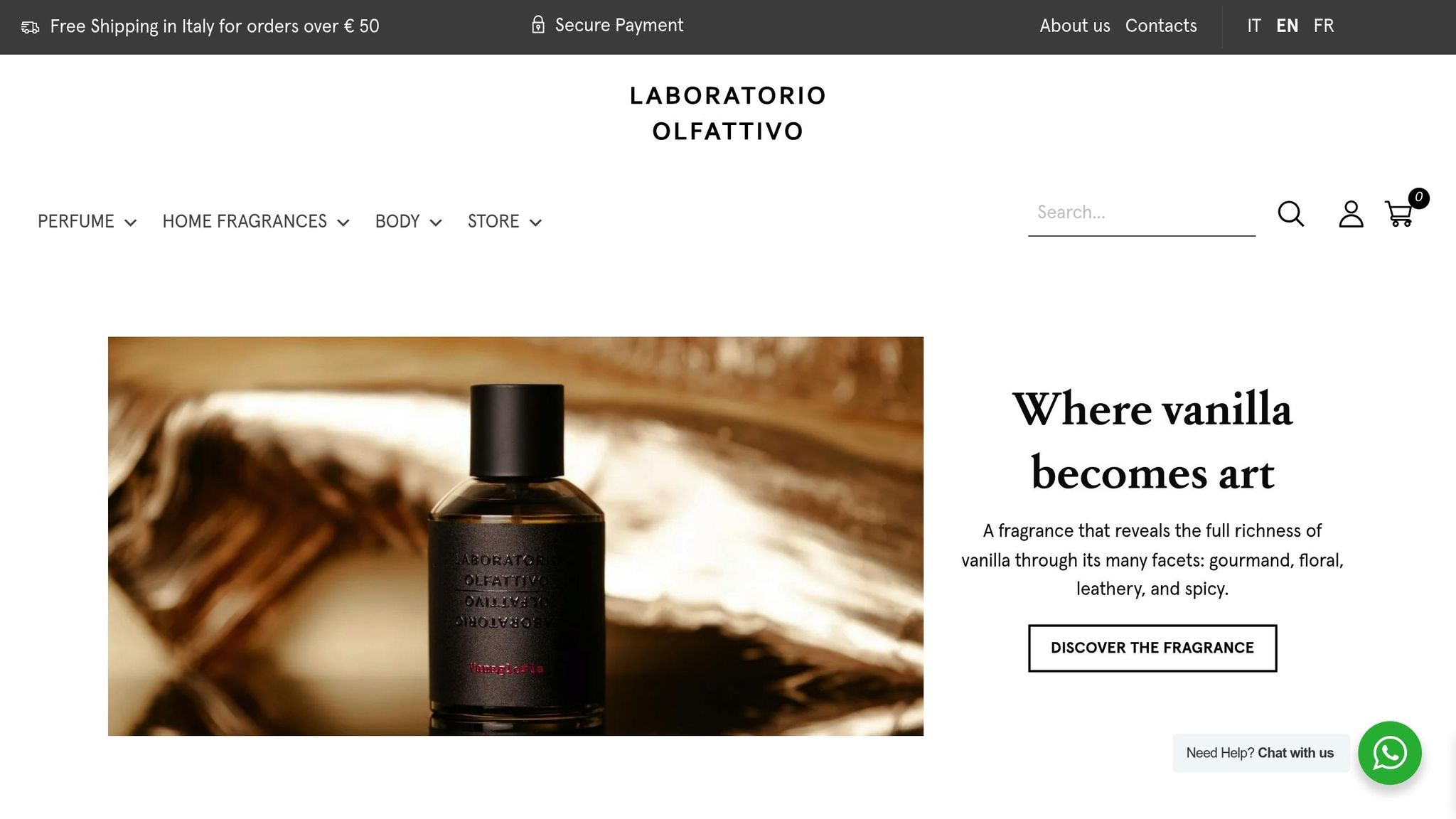 Laboratorio Olfattivo