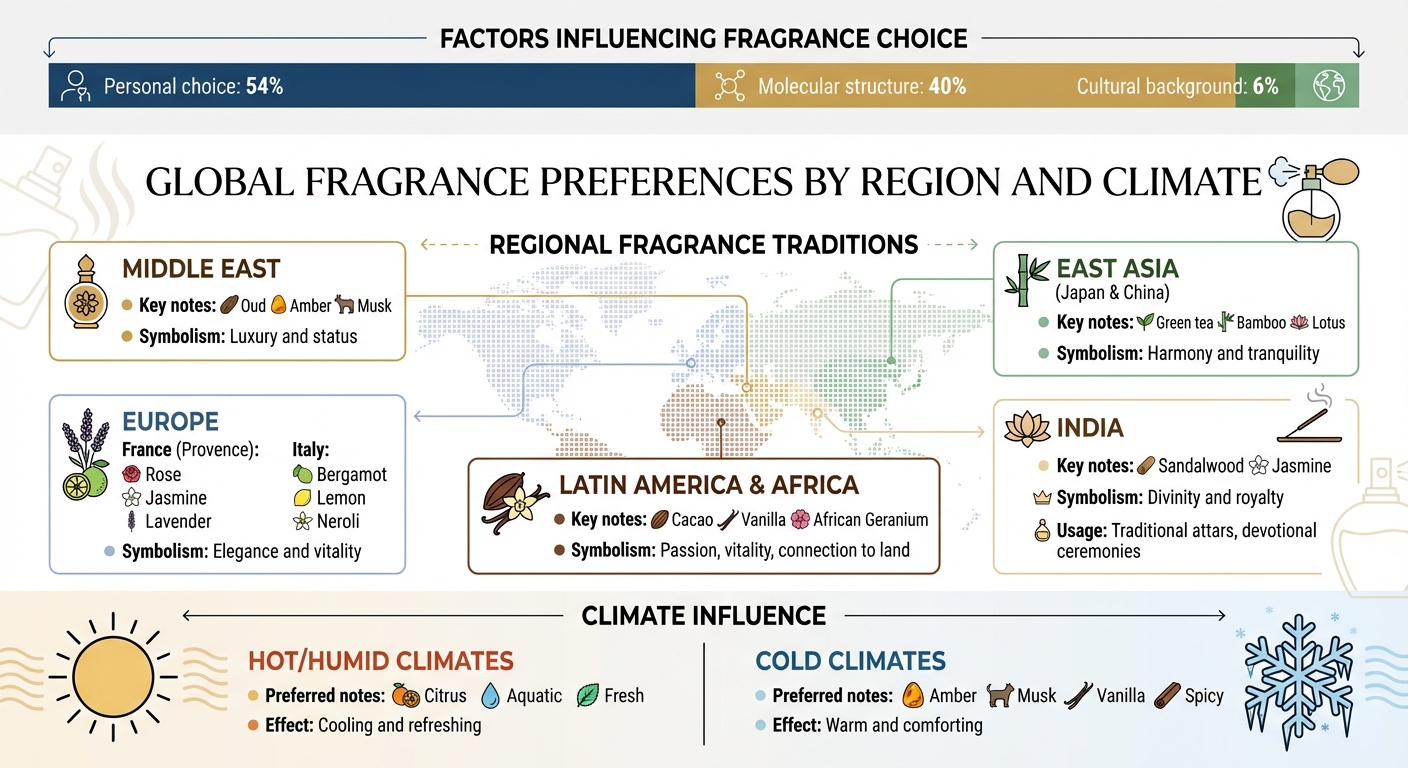 Global Fragrance Preferences by Region and Climate