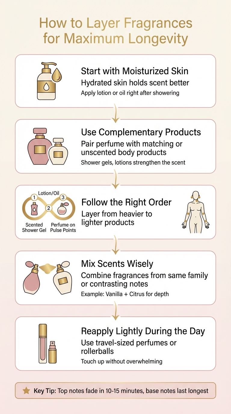 5-Step Fragrance Layering Process for Maximum Longevity