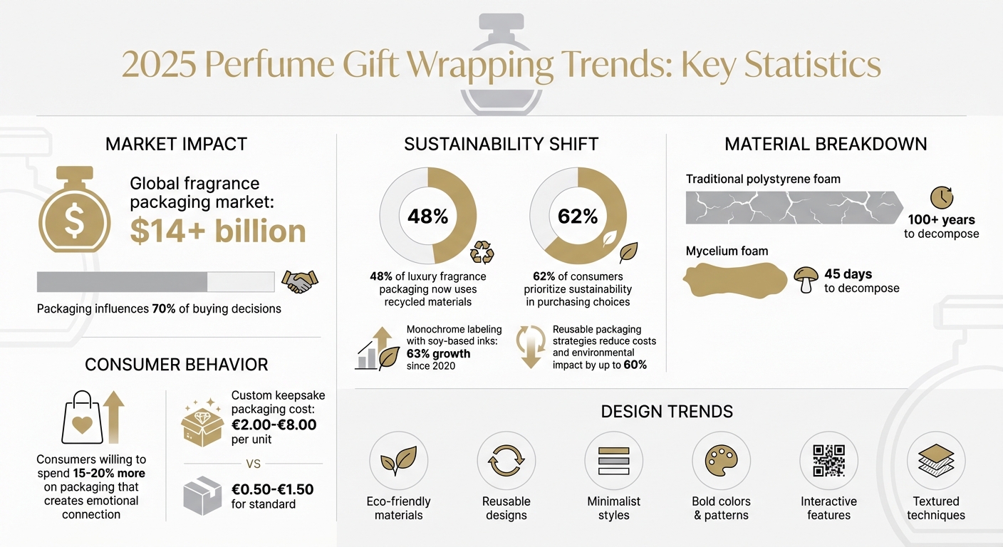 Tendances 2025 de l’emballage cadeau pour parfums : statistiques clés et préférences des consommateurs