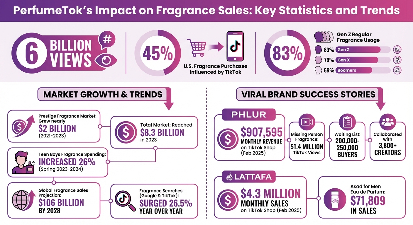 PerfumeTok's Impact on Fragrance Sales: Key Statistics and Trends