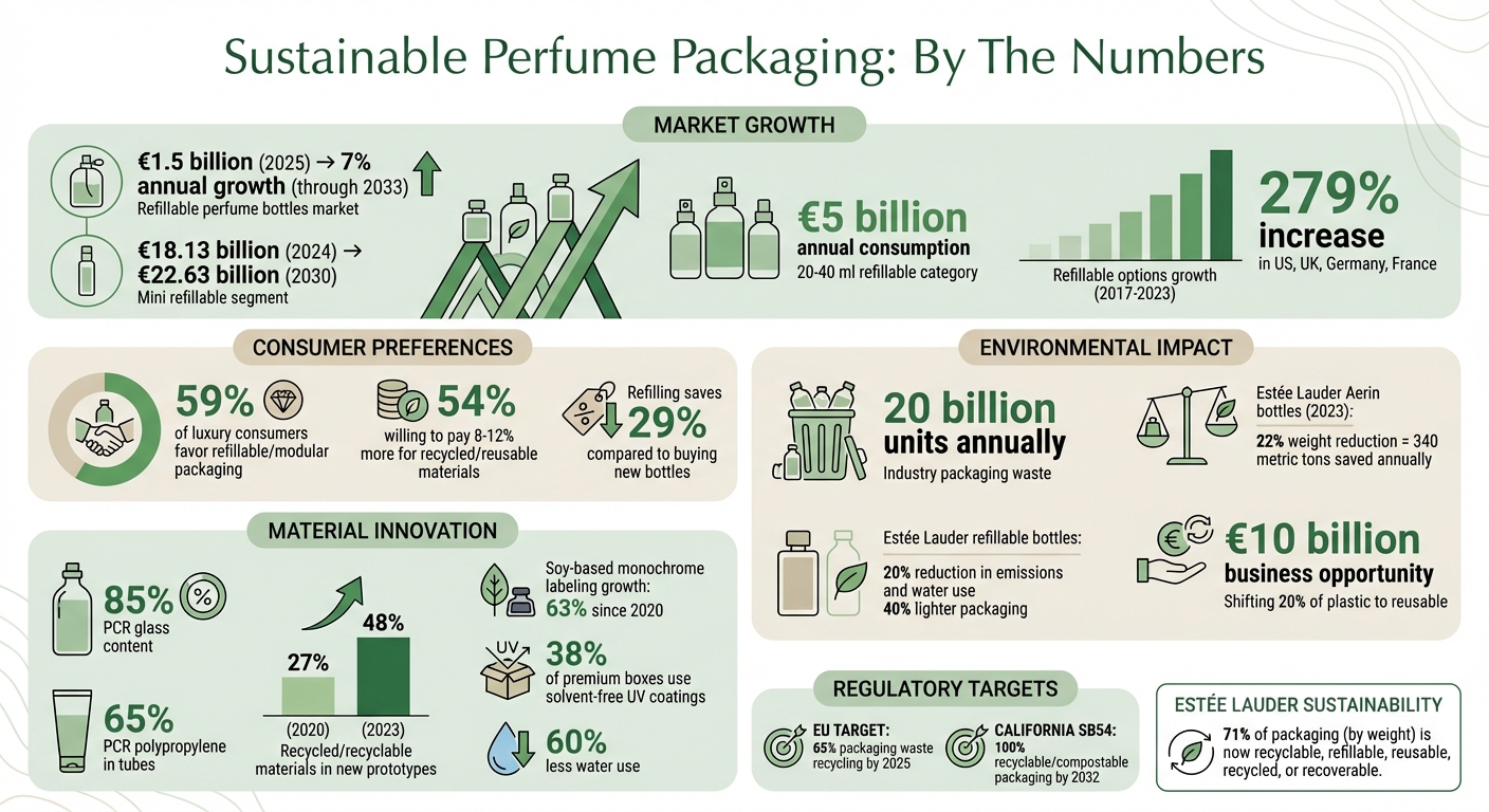 Sustainability Statistics in Perfume Packaging: Market Growth and Environmental Impact