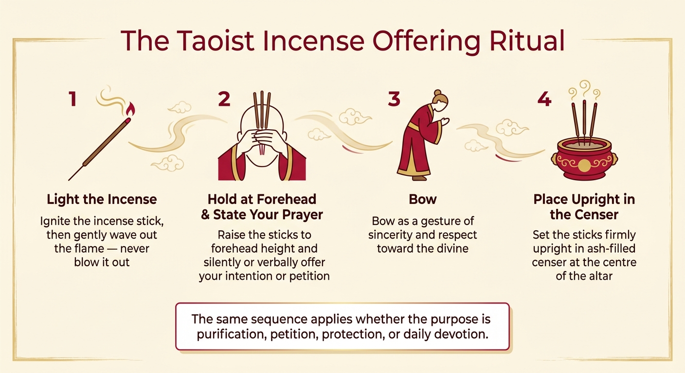 How Incense Is Used in Taoist Ritual: A Step-by-Step Guide