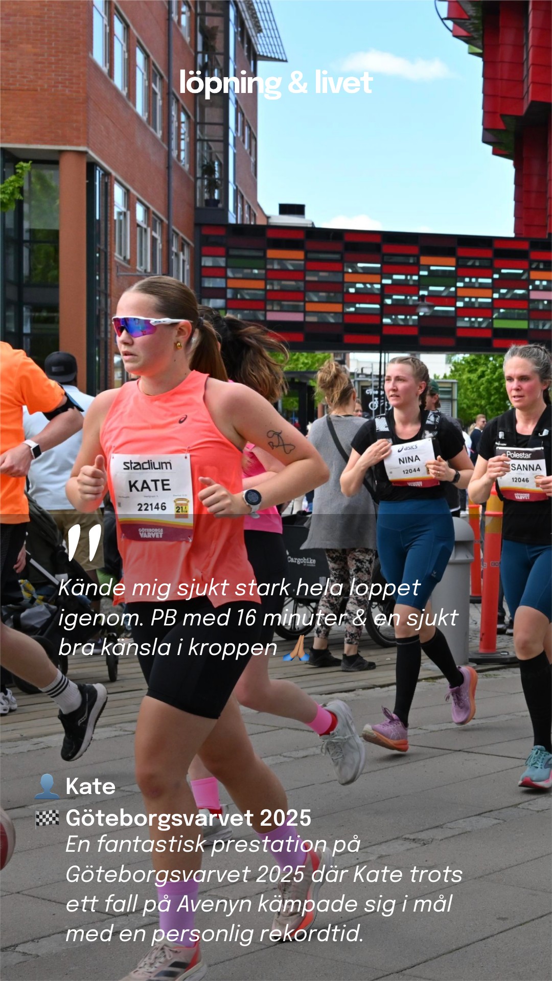 Göteborgsvarvet - Kate · Race Report